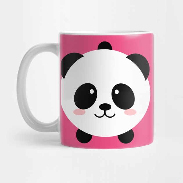 Lovely kawai panda bear by EuGeniaArt